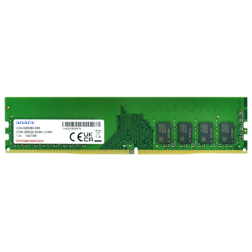 Memoria RAM ADATA Gold DDR4 8GB 3200MHz GD4U320038G-SSS
