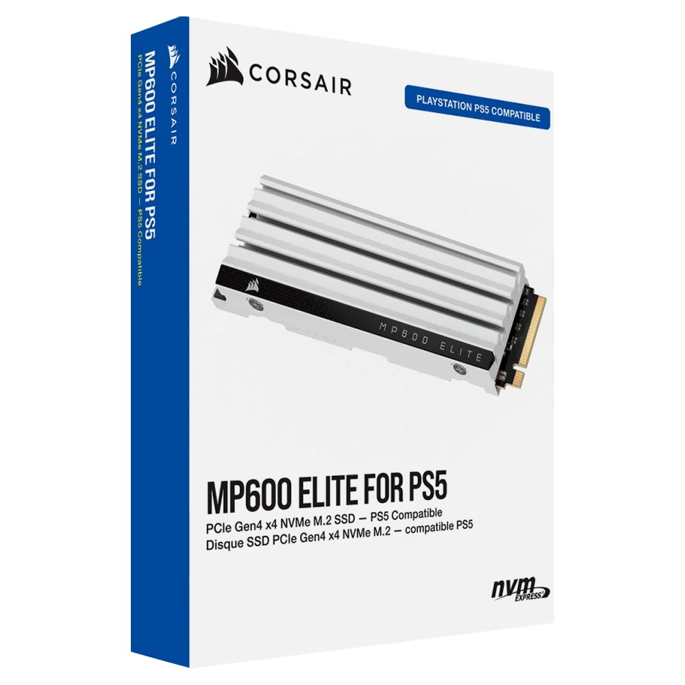 SSD Corsair M.2 2TB MP600 Elite NVMe - CSSD-F2000GBMP600ECS