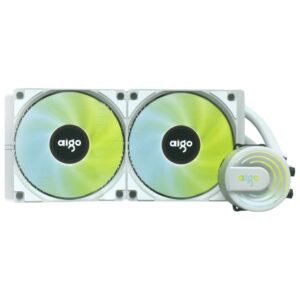 Water Cooler para Procesador Aigo AC VER.2 240 ARGB 240MM - Blanco