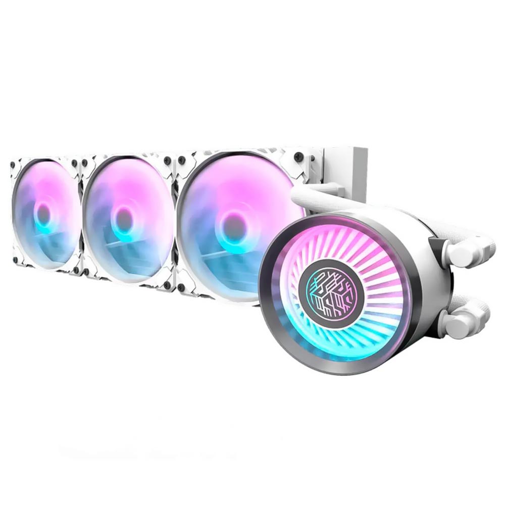 Water Cooler Para Procesador darkFlash Nebula DN-360 360MM ARGB - Blanco