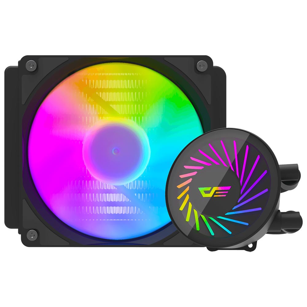 Water Cooler Para Procesador darkFlash Radiant DC-120 120MM ARGB - Negro