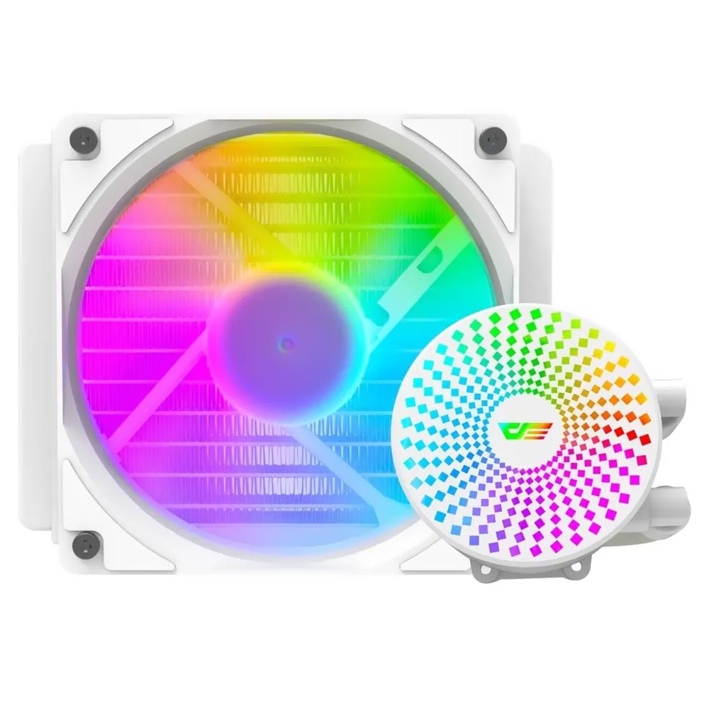 Water Cooler Para Procesador darkFlash Radiant DC-120 120MM ARGB - Blanco