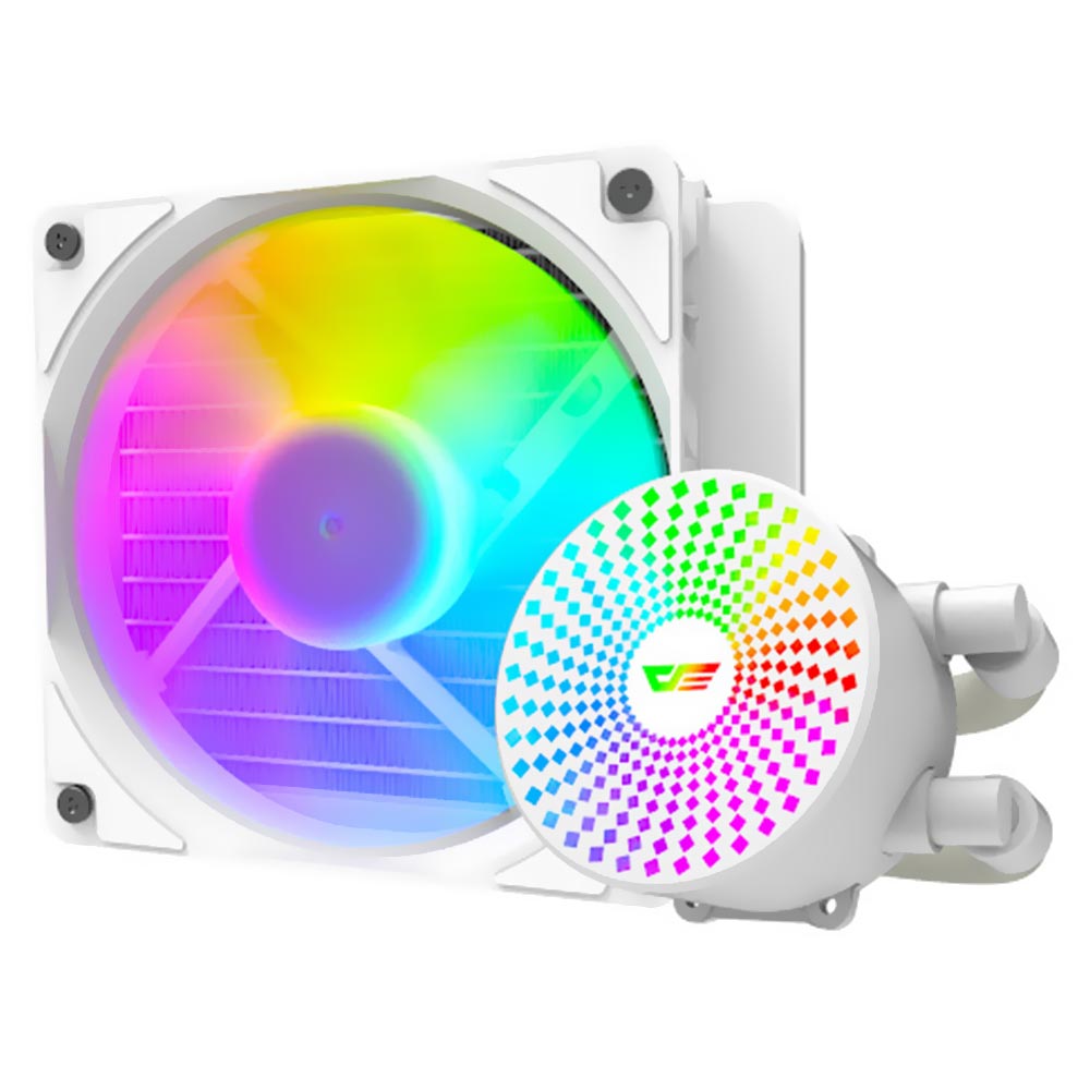 Water Cooler Para Procesador darkFlash Radiant DC-120 120MM ARGB - Blanco