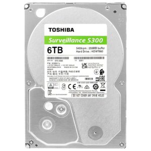 HDD Toshiba 6TB S300 Surveillance 3.5" SATA 3 5400RPM HDDWT860UZSVA