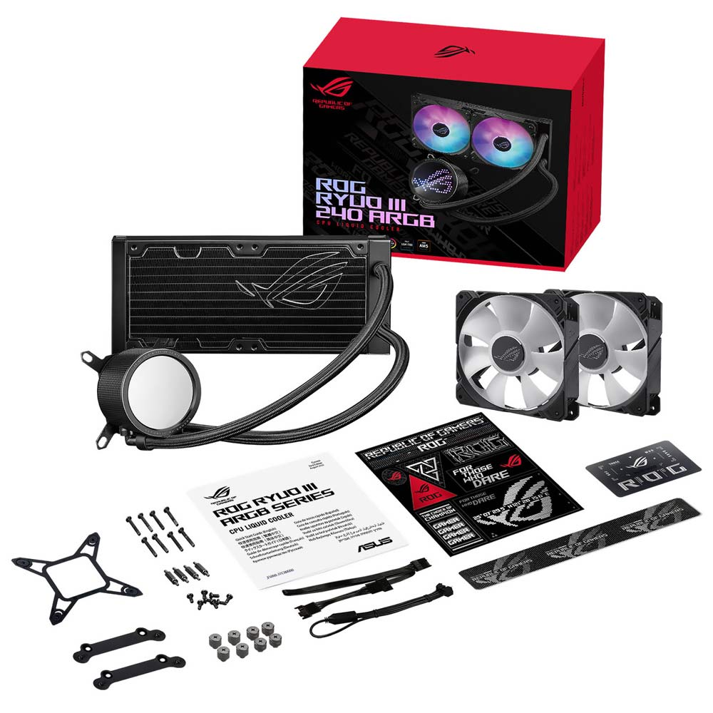 Water Cooler para Procesador ASUS ROG Ryuo III 240 ARGB 240MM - Negro