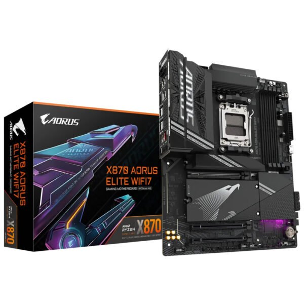 Placa Madre GIGABYTE X870 Aorus Elite WI-FI7 Socket AM5 DDR5