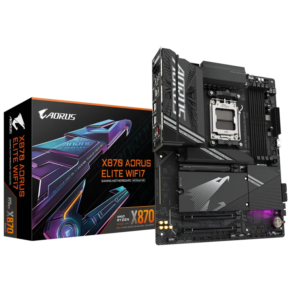 Placa Madre Gigabyte X870 AORUS Elite Wi-Fi7 Socket AM5 DDR5