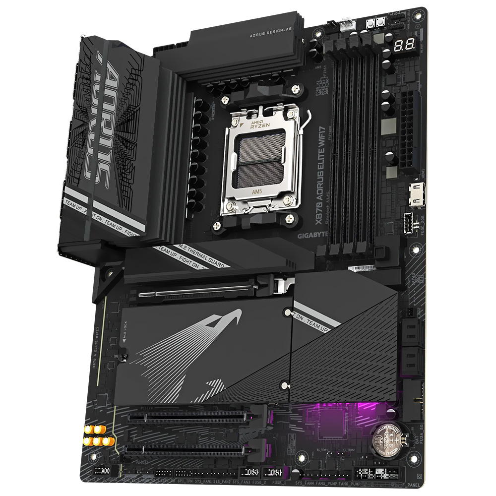 Placa Madre Gigabyte X870 AORUS Elite Wi-Fi7 Socket AM5 DDR5