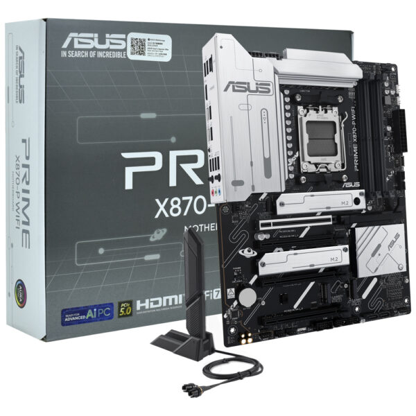 Placa Madre ASUS Prime X870-P Wi-Fi Socket AM5 DDR5