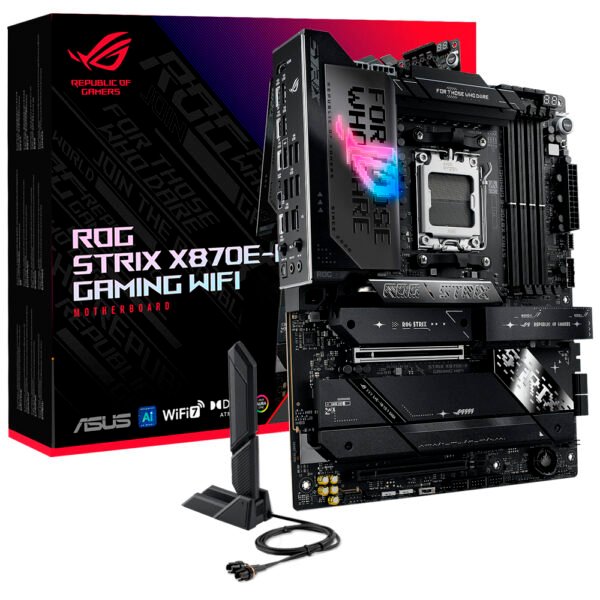 Placa Madre ASUS Rog Strix X870E-E Gaming WI-FI Socket AM5 DDR5