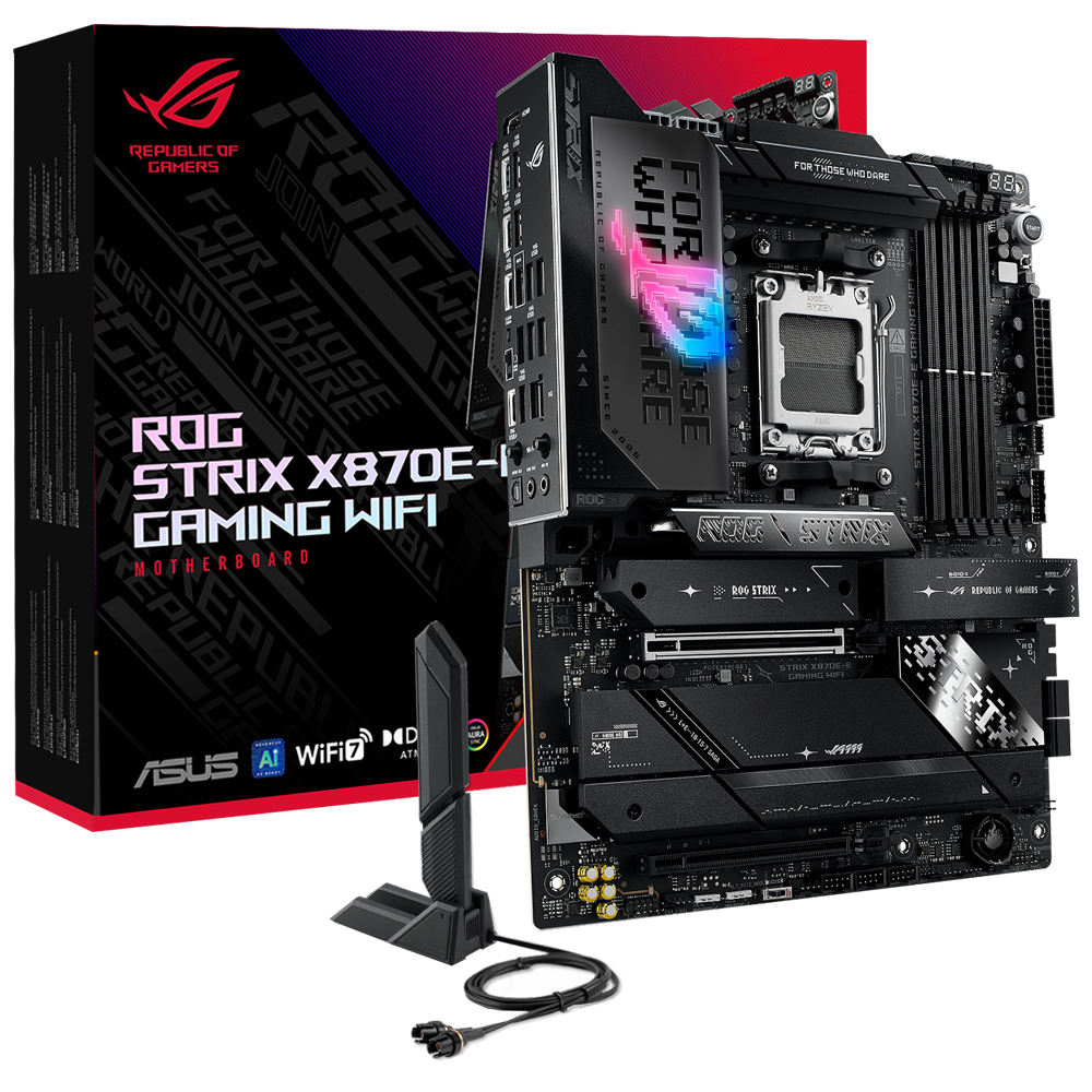 Placa Madre ASUS ROG Strix X870E-E Gaming Wi-Fi Socket AM5 DDR5