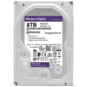 HDD Western Digital 8TB WD Purple Surveillance 3.5" SATA 3 5640RPM WD85PURZ