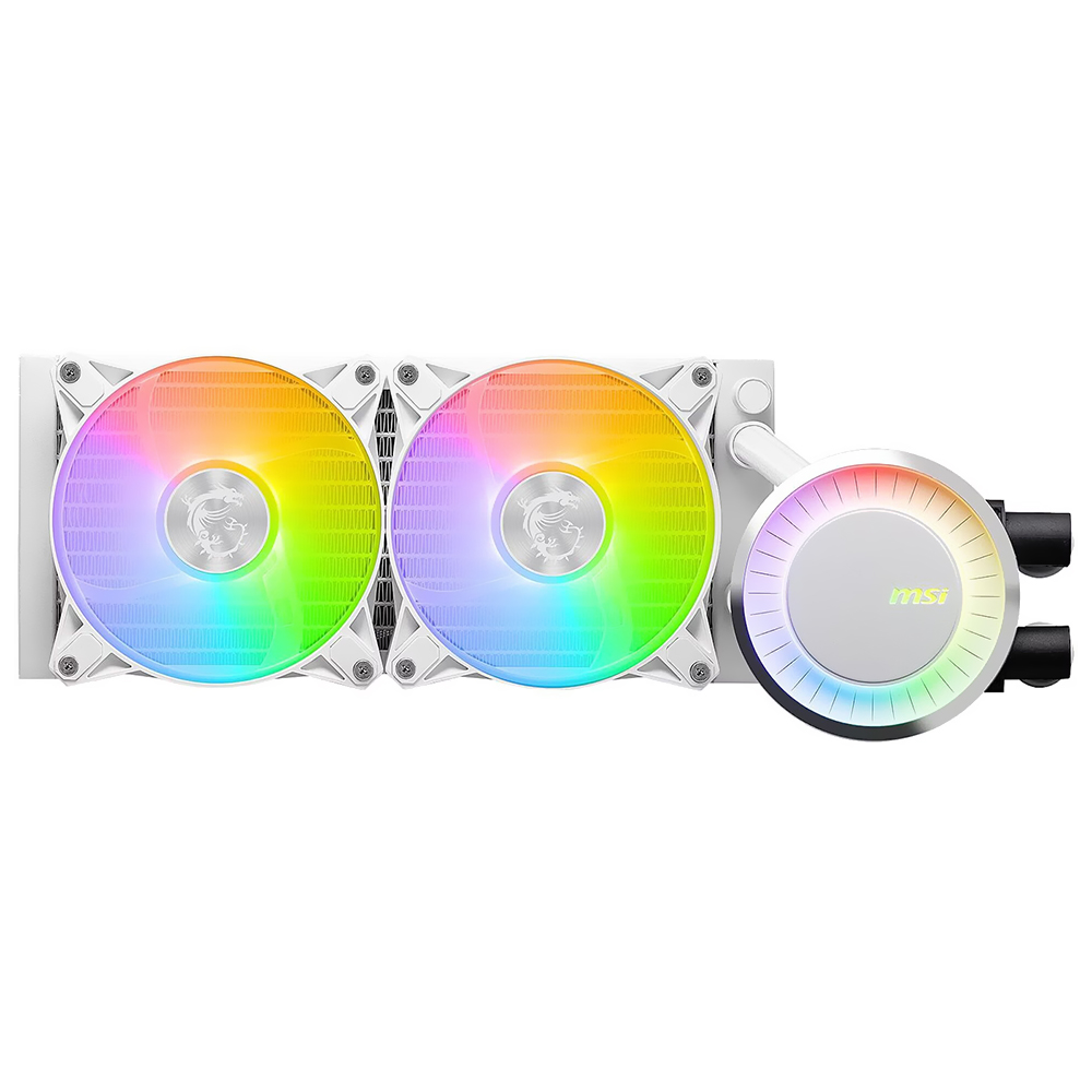 Water Cooler para Procesador MSI Mag Coreliquid E240 White ARGB 240MM - Blanco