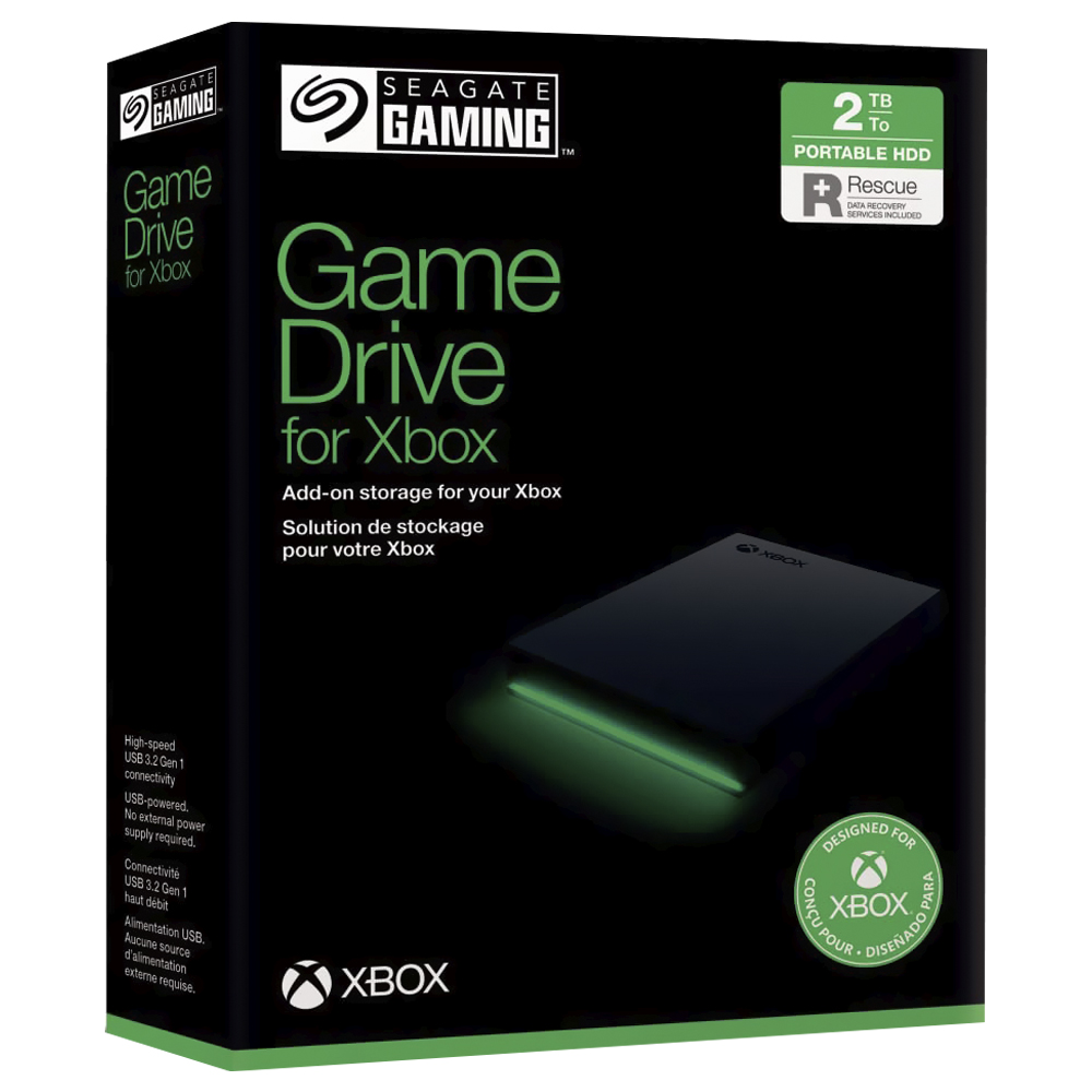 HDD Externo Seagate 2TB Game Drive 2.5" STKX2000400 - Negro