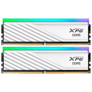 Memoria RAM ADATA Xpg Lancer Blade DDR5 32GB (2X16GB) 6000MHZ RGB Blanco (AX5U6000C4816G-DTLABRWH)