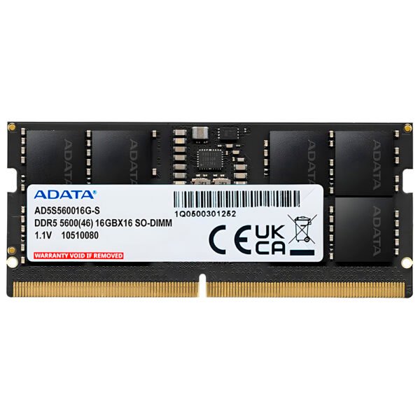 Memoria Ramoria RAM ADATA DDR5 16GB 5600MHZ AD5S560016G-S