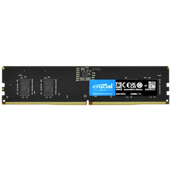 Memoria RAM Crucial DDR5 8GB 4800MHz CT8G48C40U5