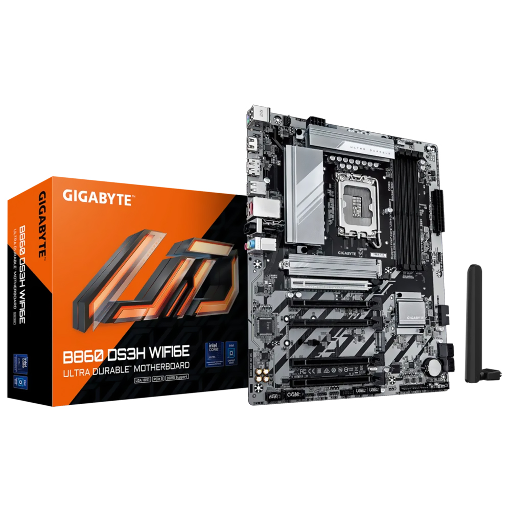 Placa Madre Gigabyte B860 DS3H Wi-Fi 6E Socket LGA 1851 DDR5