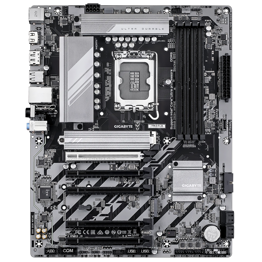 Placa Madre Gigabyte B860 DS3H Wi-Fi 6E Socket LGA 1851 DDR5