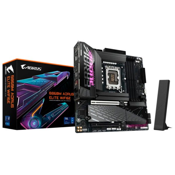 Placa Madre GIGABYTE B860M Aorus Elite WI-FI 6E Socket LGA 1851 DDR5