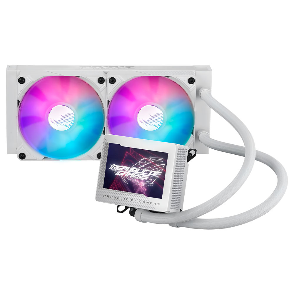 Water Cooler para Procesador ASUS ROG Ryujin III 240 ARGB White LCD 3.5" 240MM - Blanco (90RC00K2-M0AAY0)