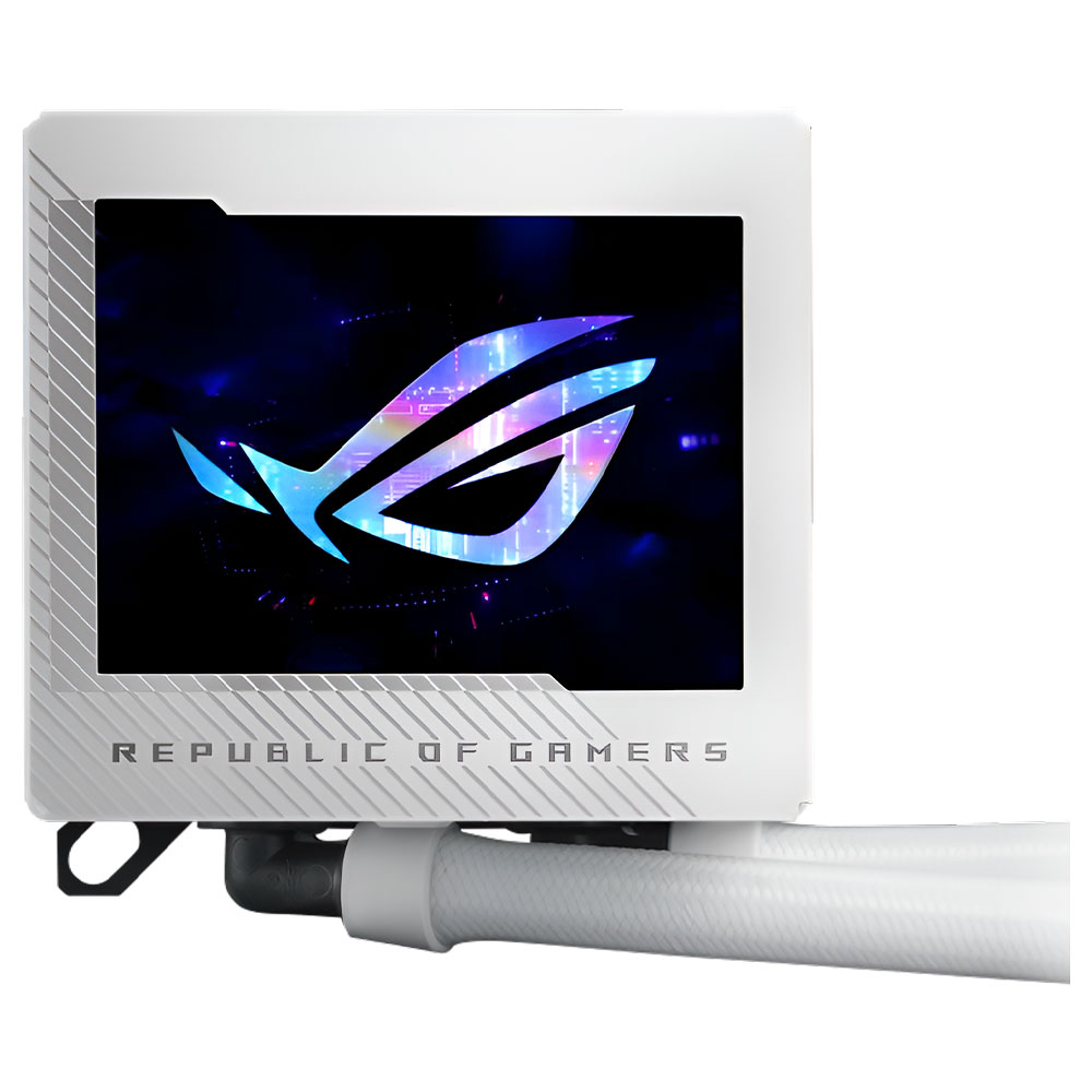 Water Cooler para Procesador ASUS ROG Ryujin III 240 ARGB White LCD 3.5" 240MM - Blanco (90RC00K2-M0AAY0)