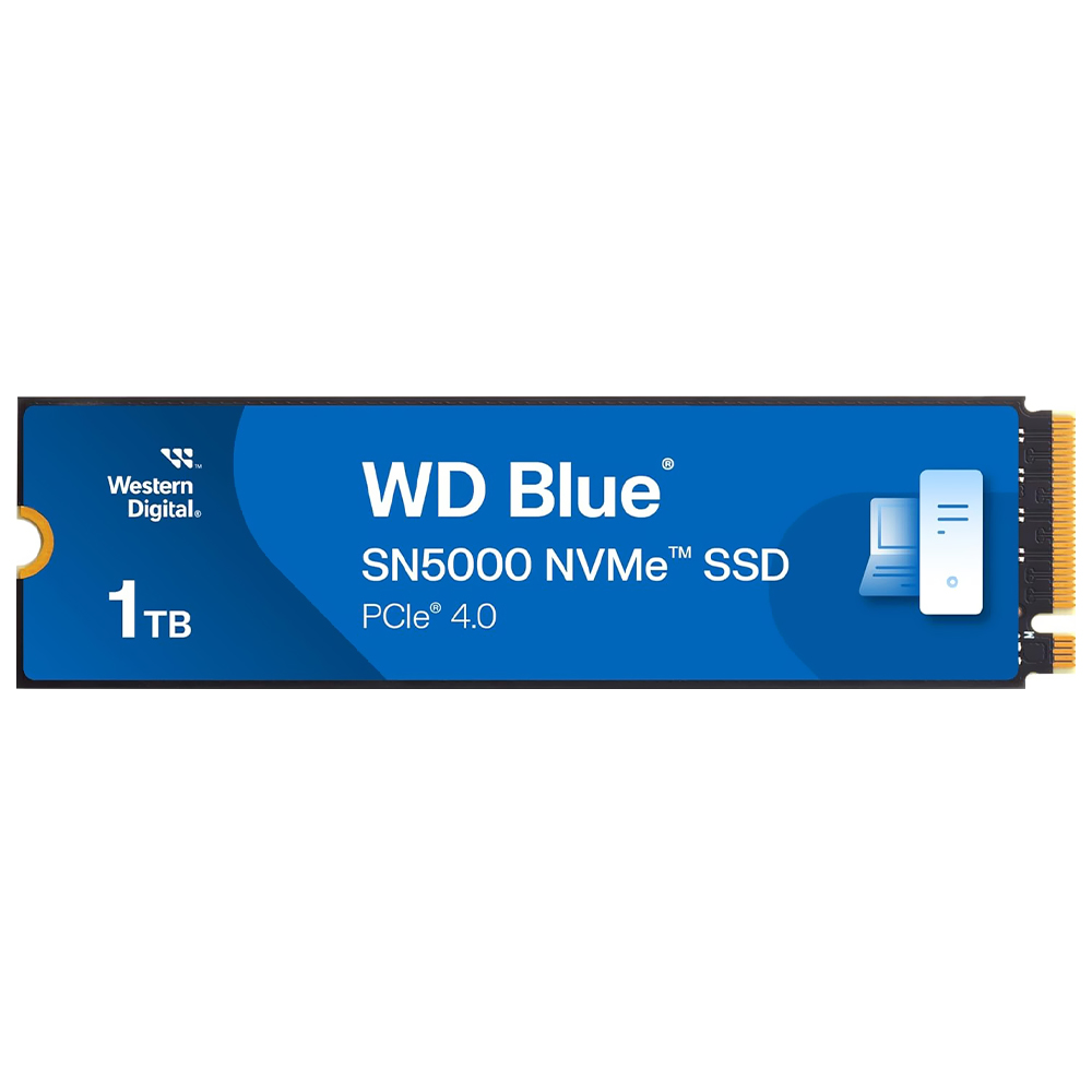 SSD Western Digital M.2 1TB Blue SN5000 NVMe - WDS100T4B0E