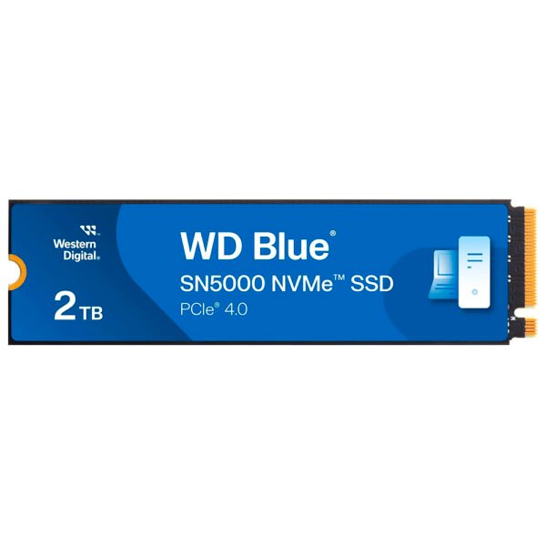 SSD Western Digital M.2 2TB Blue SN5000 NVMe - WDS200T4B0E