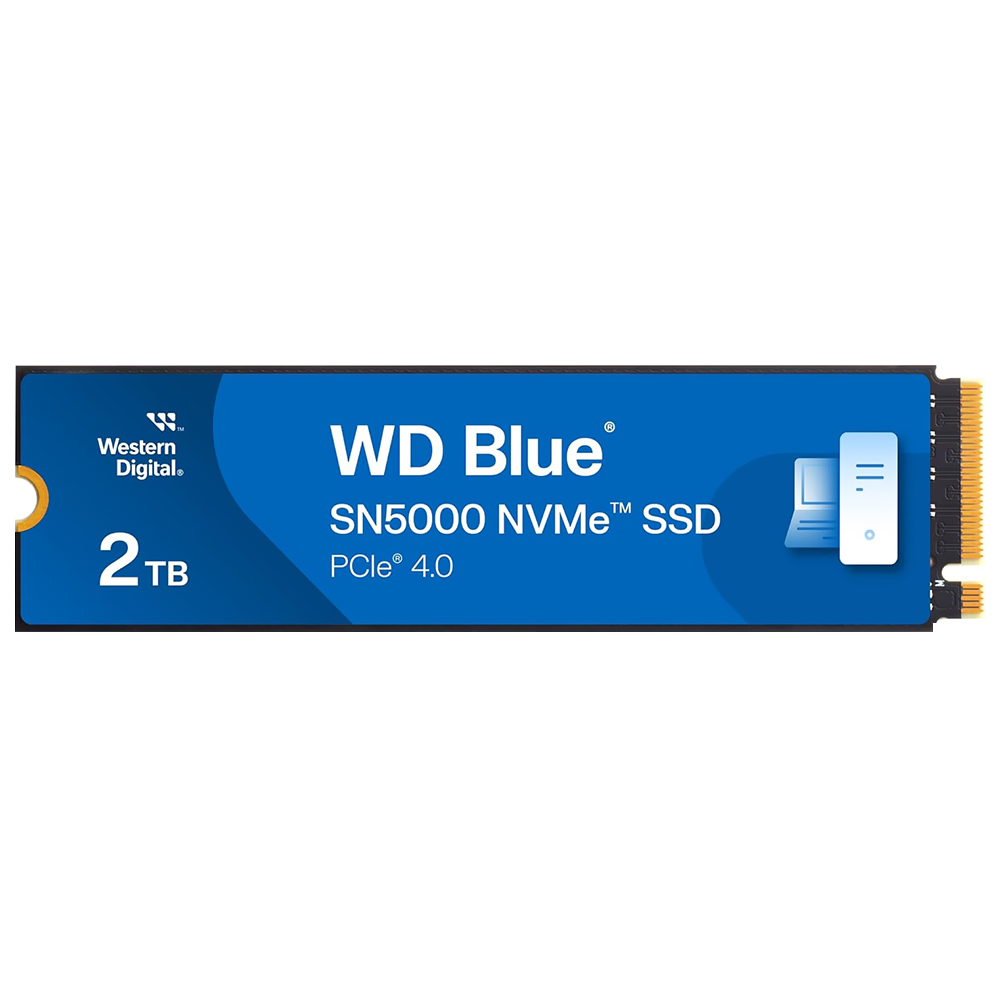 SSD Western Digital M.2 2TB Blue SN5000 NVMe - WDS200T4B0E