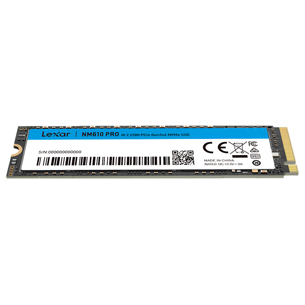 SSD Lexar M.2 500GB NM610 Pro NVMe - LNM610P500G-RNNNU