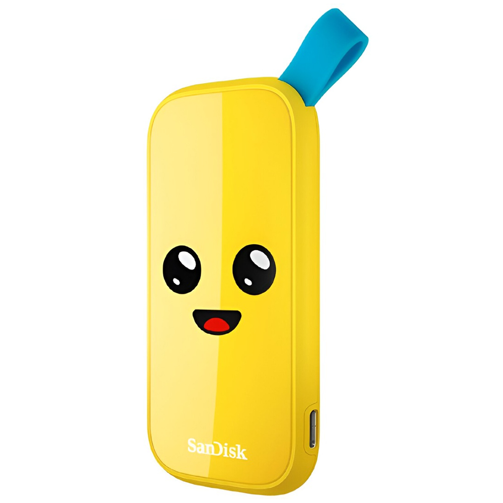 SSD Externo SanDisk 1TB Portátil Fortnite Peely Edition - Amarillo (SDSSDE30-1T00-G25F)