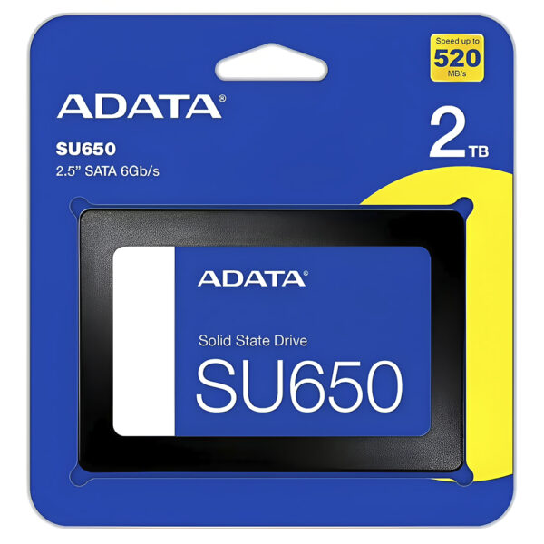 SSD ADATA 2TB SU650 2.5" SATA 3 - ASU650SS-2TT-R