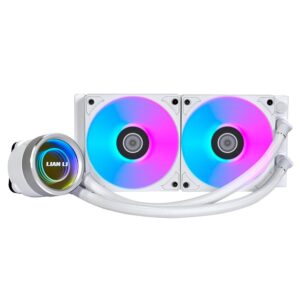 Water Cooler Para Procesador Lian Li GA2T24W GA II Trinity 240MM ARGB - Branco (Reacondicionado)