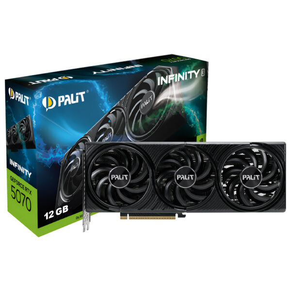 Tarjeta Gráfica PALIT Infinity 3 12 GB GeForce RTX 5070 GDDR7-NE75070019K9-GB2050S