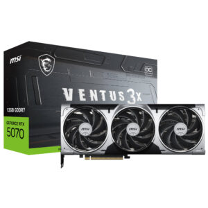 Tarjeta Gráfica MSI Ventus 3X OC 12GB GeForce RTX5070 GDDR7 912-V532-007