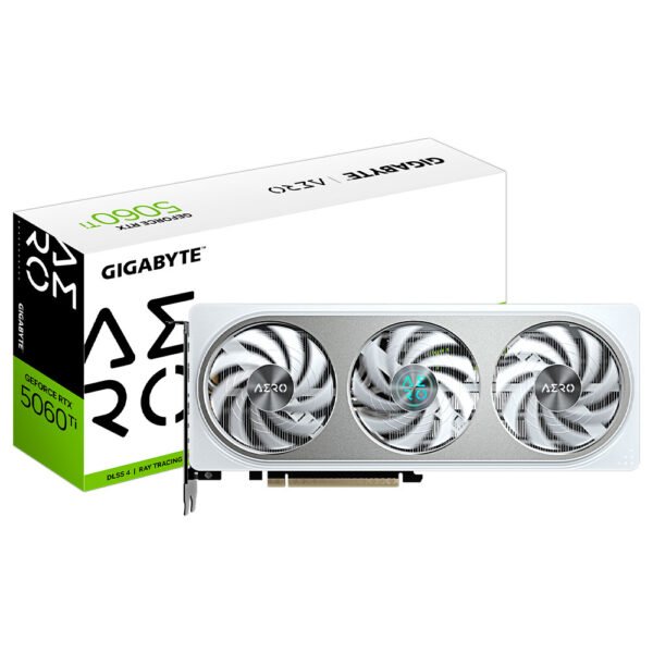 Tarjeta Gráfica GIGABYTE Aero OC 8 GB GeForce RTX 5060TI GDDR7-GV-N506TAERO OC-8GD
