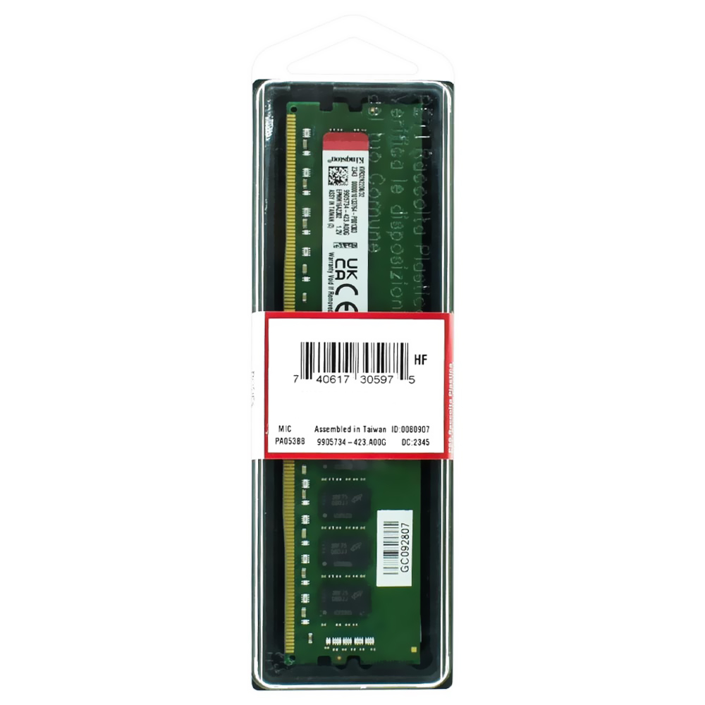 Memoria RAM Kingston DDR4 16GB 3200MHz KCP432NS8/16