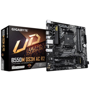 Placa Madre Gigabyte B550M DS3H AC R2 Socket AM4 DDR4
