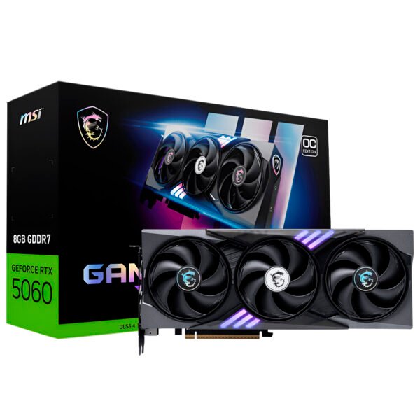 Tarjeta Gráfica MSI Trio OC 8 GB GeForce RTX 5060 GDDR7-912-V537-021