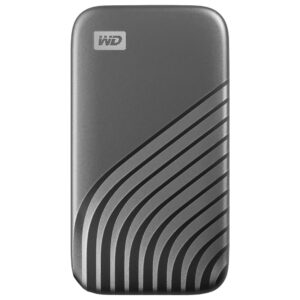SSD Externo Western Digital 500GB Portátil WD My Passport / USB-C - Gris (WDBAGF5000AGY-WESN)
