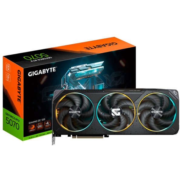Tarjeta Gráfica GIGABYTE Gaming OC 12 GB GeForce RTX 5070 GDDR7-GV-N5070GAMING OC-12GD