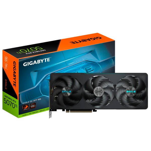 Tarjeta de Video Gigabyte Eagle OC SFF 16GB GeForce RTX5070TI GDDR7 - GV-N507TEAGLE OC-16GD