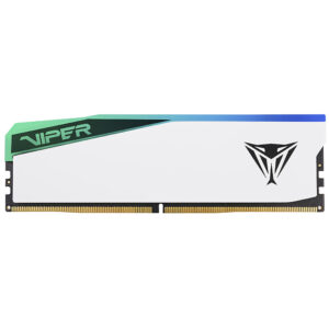 Memoria RAM Patriot Viper Elite 5 DDR5 16GB 6000MHz RGB - Blanco (PVER516G60C42W)