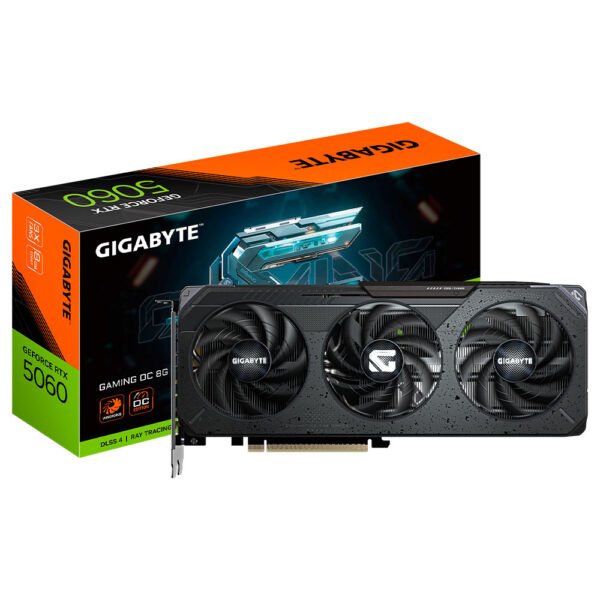 Tarjeta Gráfica GIGABYTE Gaming OC 8 GB GeForce RTX 5060 GDDR7-GV-N5060GAMING OC-8GD