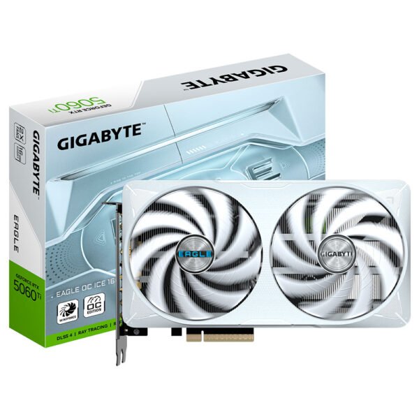 Tarjeta Gráfica GIGABYTE Eagle OC Ice 8 GB GeForce RTX 5060TI GDDR7-GV-N506TEAGLEOC ICE-8GD