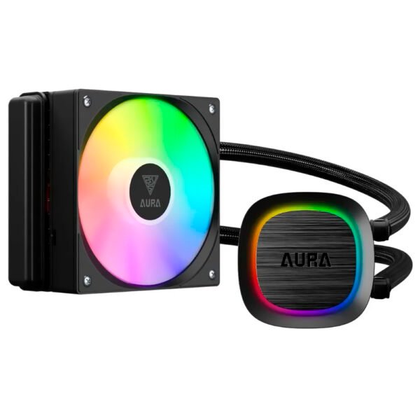 Refrigeración Liquida Gamdias Aura GL120 V2 ARGB 120MM - Negro