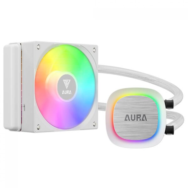 Water Cooler para Procesador Gamdias Aura GL120 V2 WH ARGB 120MM - Blanco