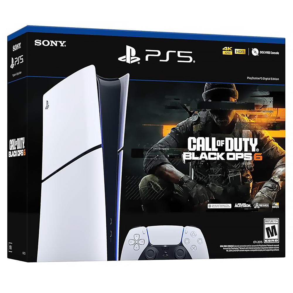 Consola Sony PlayStation 5 Slim CFI-2015 B01X 1TB Digital Edition Bivolt Blanco + Juego Call of Duty Black Ops 6 (Americano)