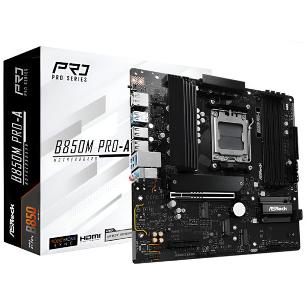 Placa Madre ASROCK B850M Pro-A Socket AM5 DDR5