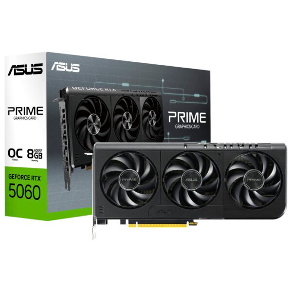 Tarjeta de Video ASUS Prime OC 8GB GeForce RTX5060 GDDR7 - 90YV0N10-M0NA00
